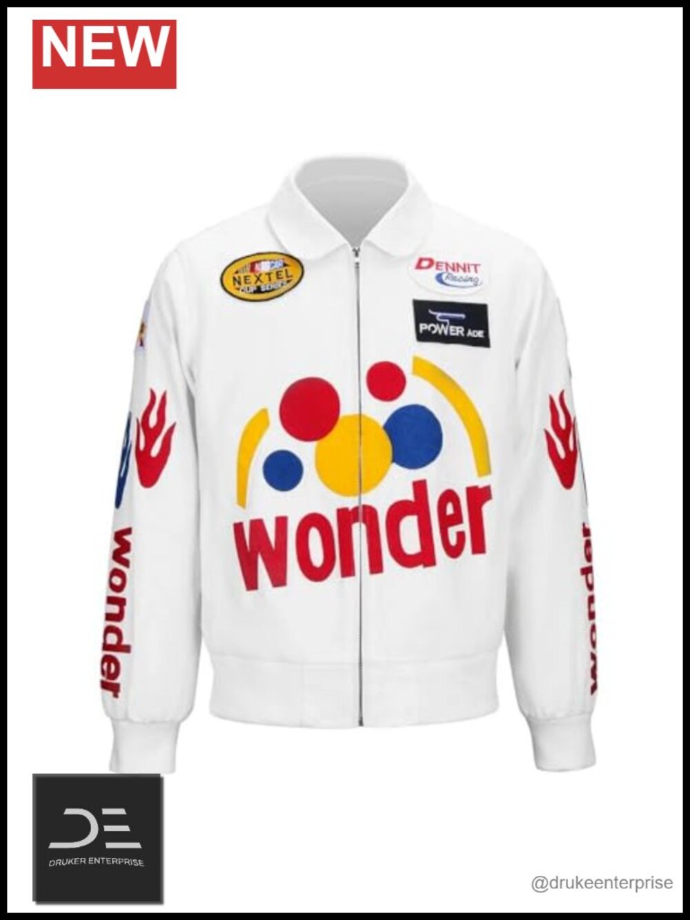 Women's Novelty Racing Jacket Costume Full Zip Faux Leather Casual